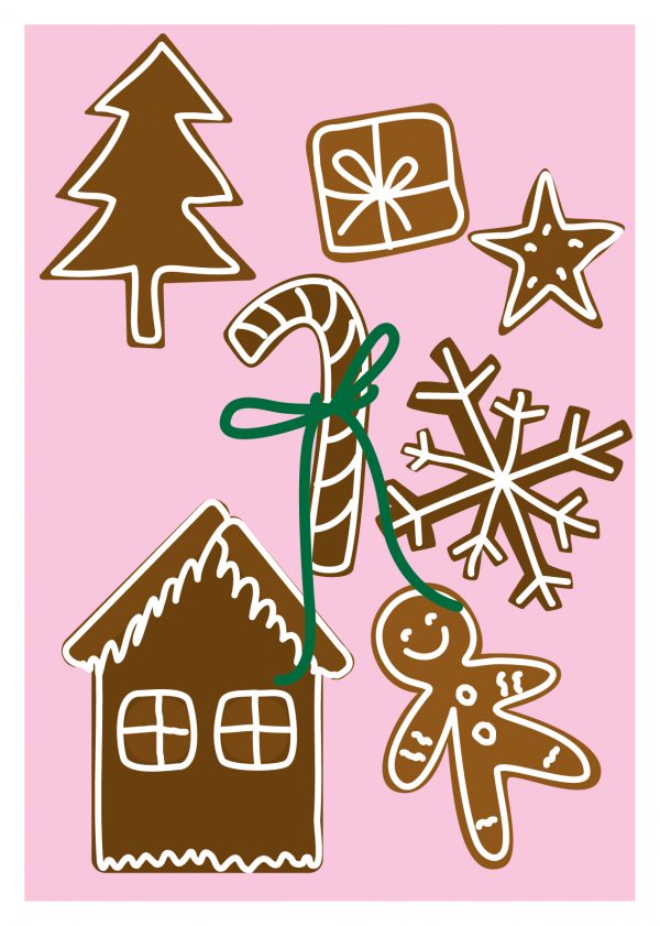Postcard - Gingerbread