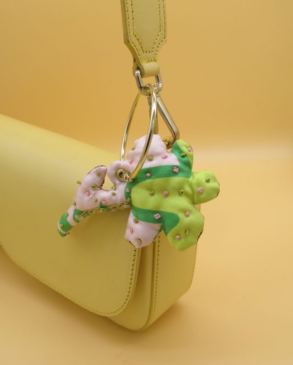 Bag Charm, Blume am Stiel #8