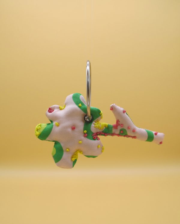 Bag Charm, Blume am Stiel #3