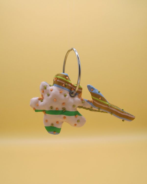 Bag Charm, Blume am Stiel #7