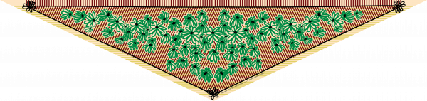 Triangle, Signal Green Daisies