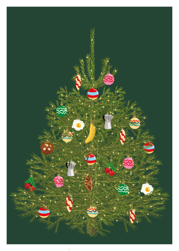 Postcard - Christmas Tree