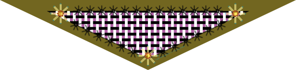 PRE-ORDER Triangle, Woven & Flowers