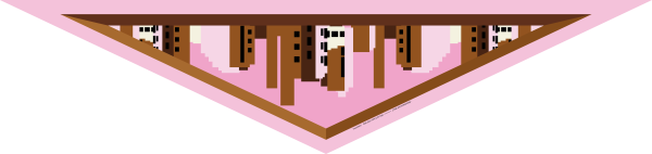 PRE-ORDER Triangle, Pink Skyscrapers