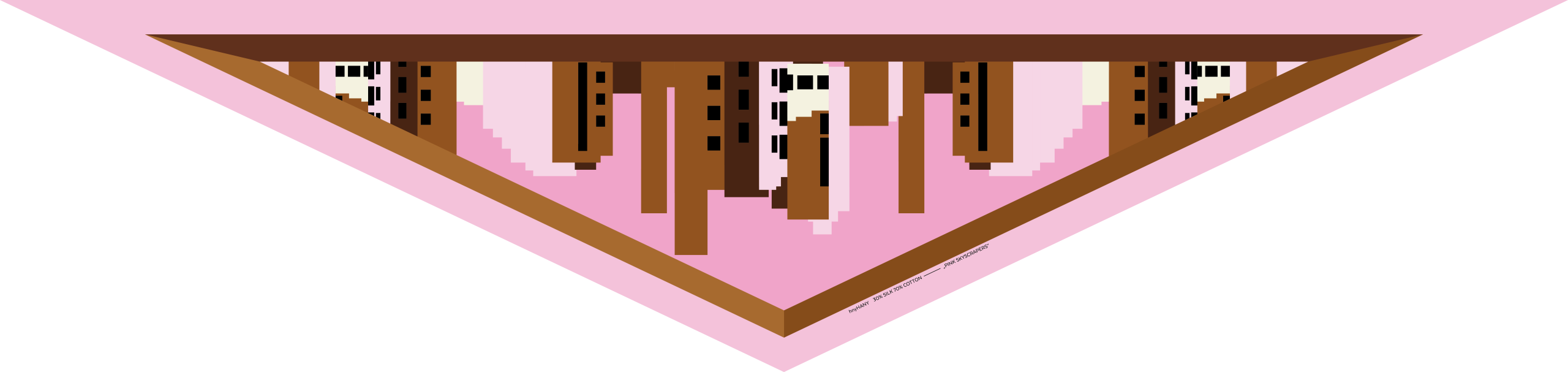 PRE-ORDER Triangle, Pink Skyscrapers